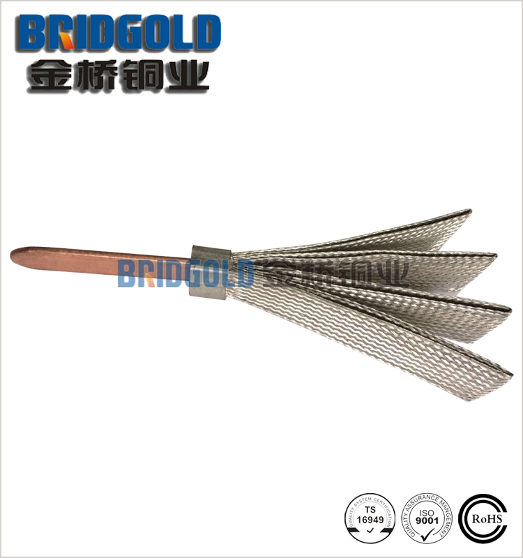 金橋銅業(yè)高品質LED散熱銅編織線軟連接