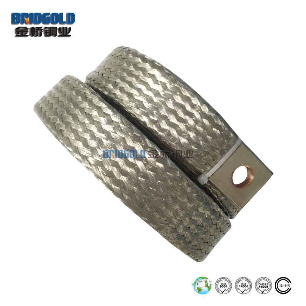 鍍錫紫銅編織帶軟連接導(dǎo)電帶 鍍錫紫銅編織帶軟連接導(dǎo)電帶