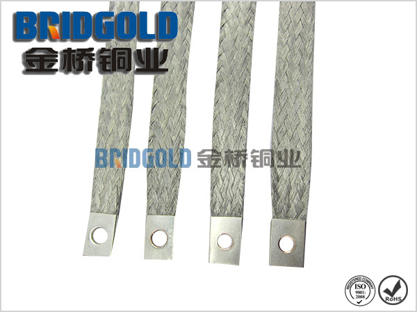 鍍錫紫銅編織線軟連接導電帶 鍍錫紫銅編織線軟連接導電帶