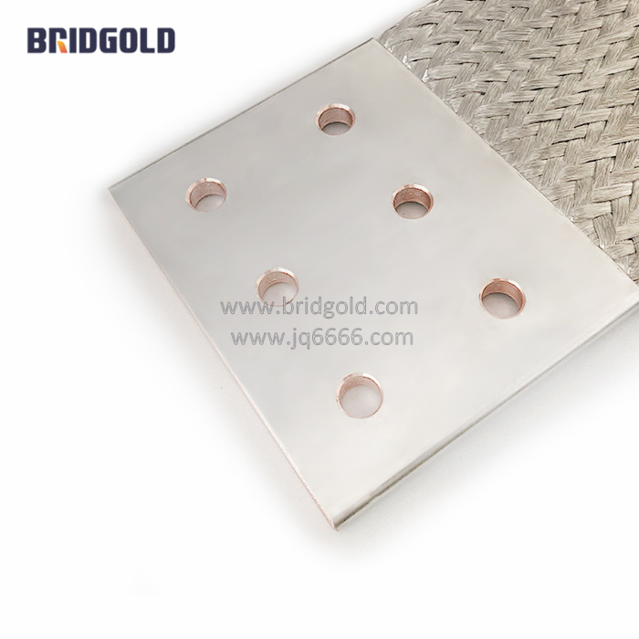 鍍錫銅編織線軟連接接觸面鉆孔 鍍錫銅編織線軟連接接觸面鉆孔