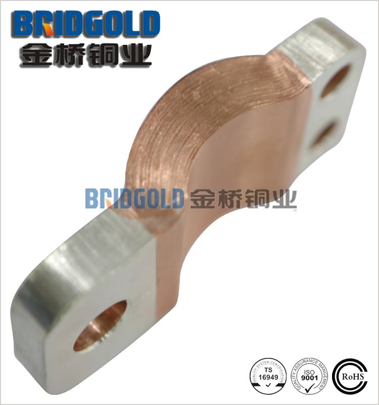 壓接面鍍錫銅箔軟連接 壓接面鍍錫銅箔軟連接